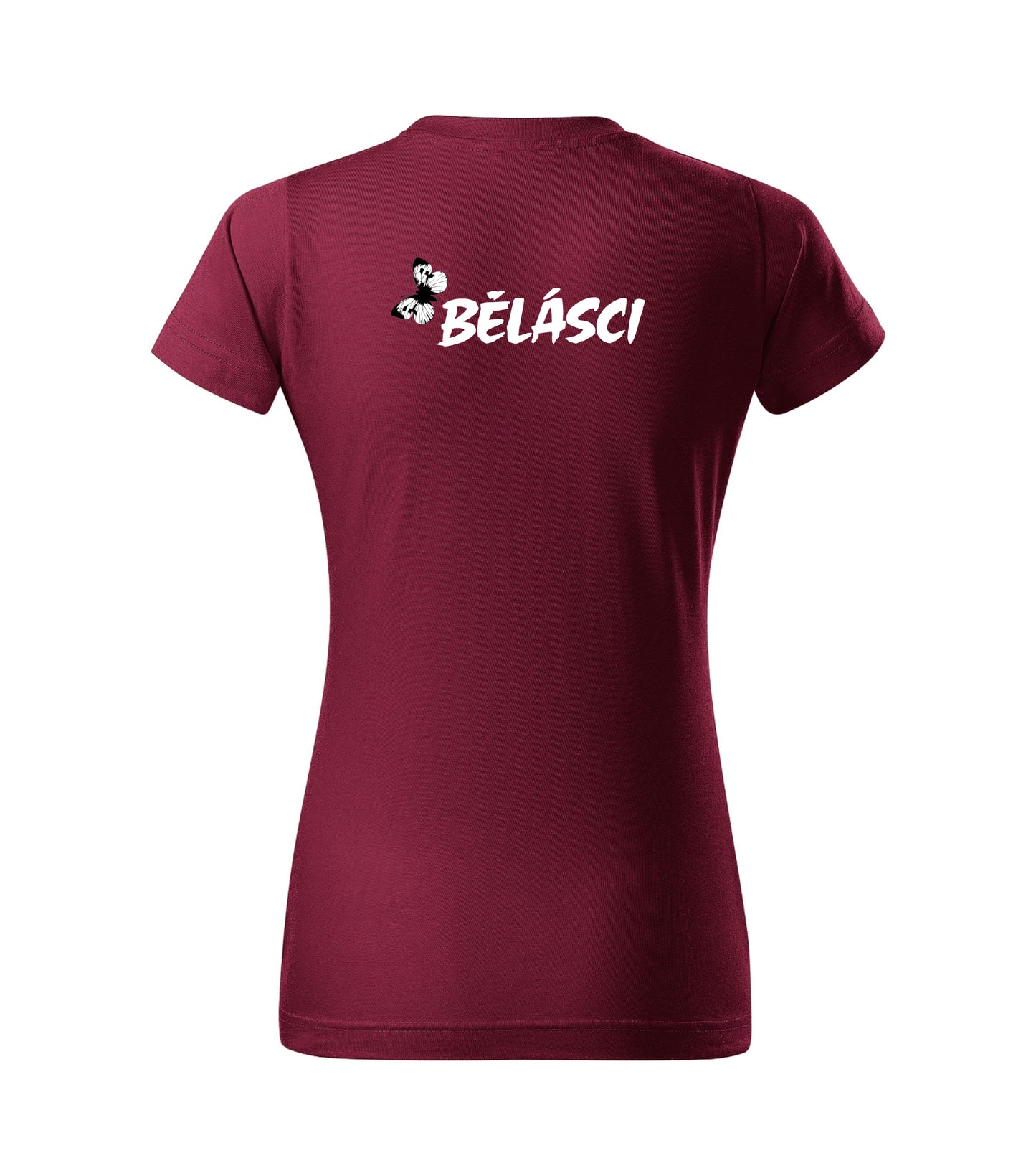 Tričko Bělásci – garnet