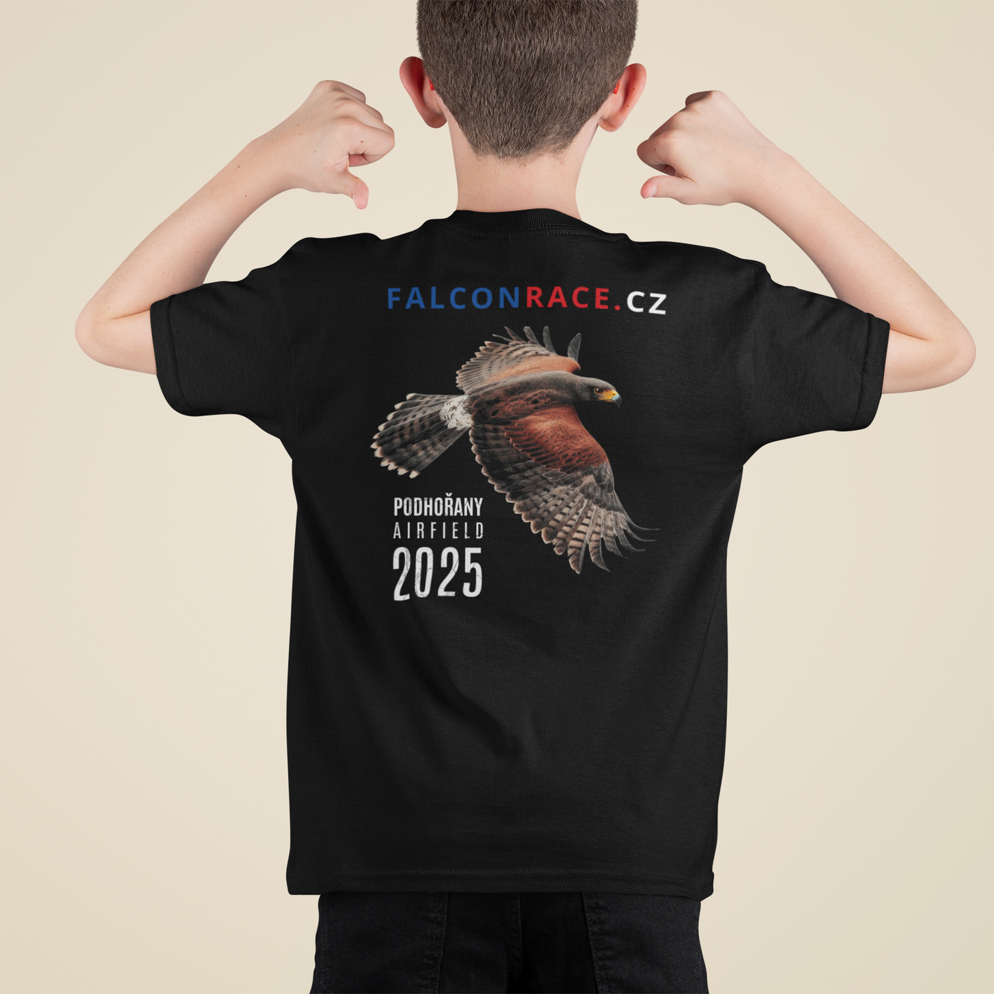 Tričko Falconrace.cz 2025 Harris a lovečák
